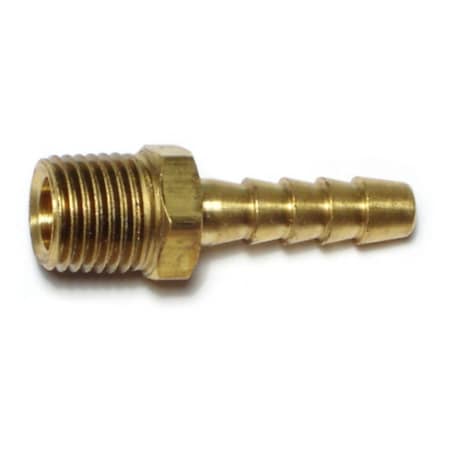 Midwest Fastener 1/4" x 1/4MIP Brass Hose Barbs 6PK 66504